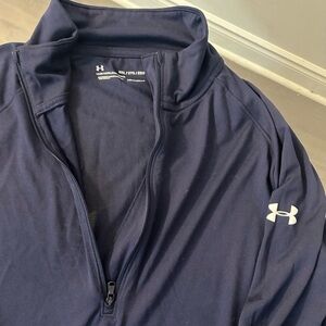 Under Armour Navy Blue ½ Zip Sweatshirt